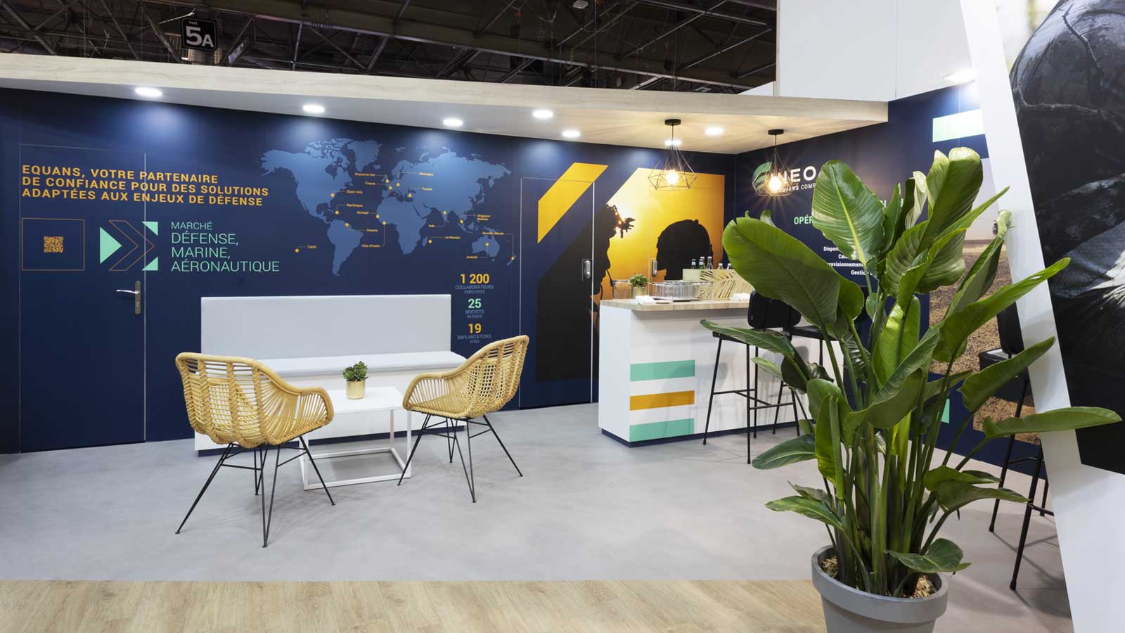 Stand-Design-Equans-Eurosatory-Lounge bar