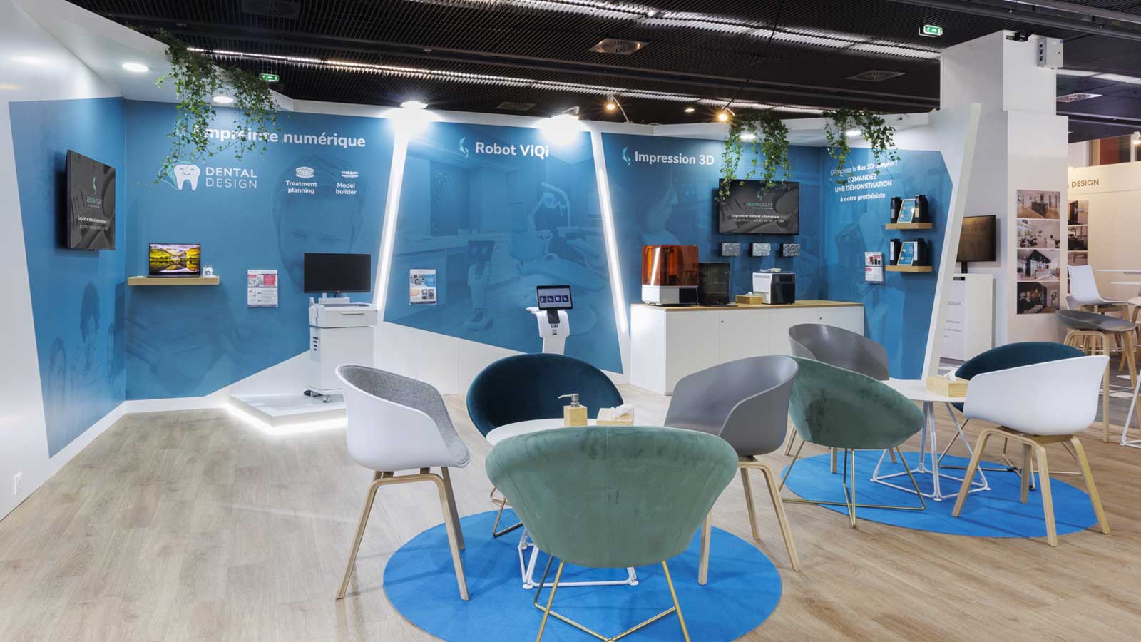 Stand-Design-DentalSoft-Journée Orthondontie 2024-Discussion area